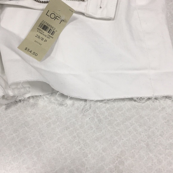 Ann Taylor LOFT WHITE Shorts - Picture 4 of 4